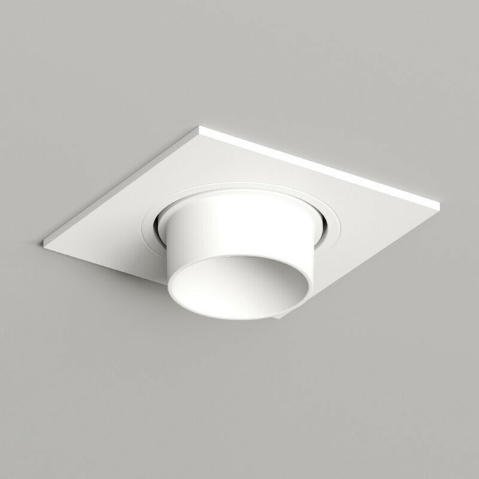 Встраиваемый светильник Rond DK3121-WH (пластик, цвет белый) - лучшие Встраиваемые споты в INMYROOM