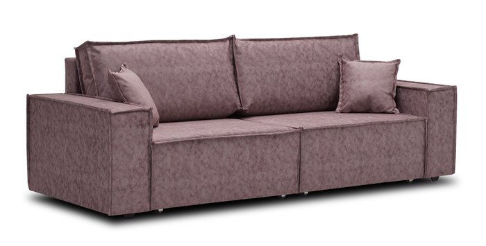 Диван-кровать Фабио розового цвета - купить Прямые диваны по цене 38600.0