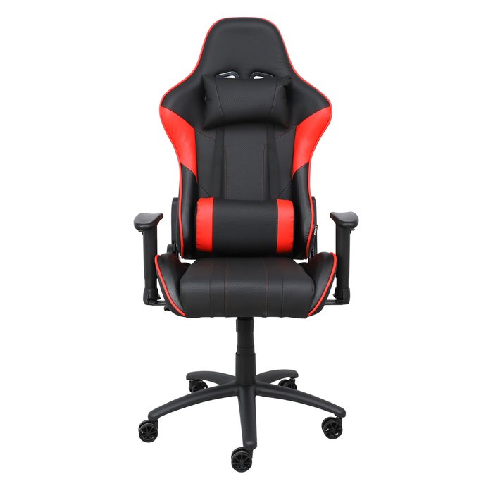 Кресло поворотное Iron черно-красного цвета - купить Офисные кресла по цене 25480.0