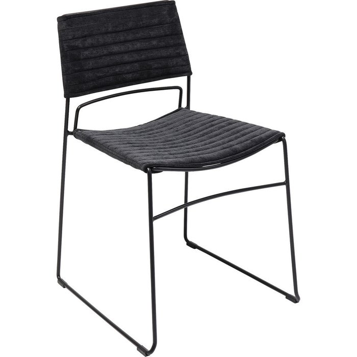 Стул Hugo черного цвета - лучшие Обеденные стулья в INMYROOM