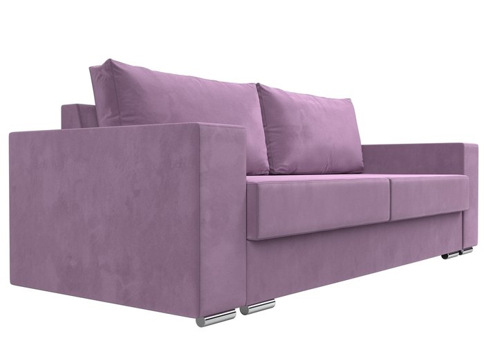 Прямой диван-кровать Исланд сиреневого цвета - лучшие Прямые диваны в INMYROOM
