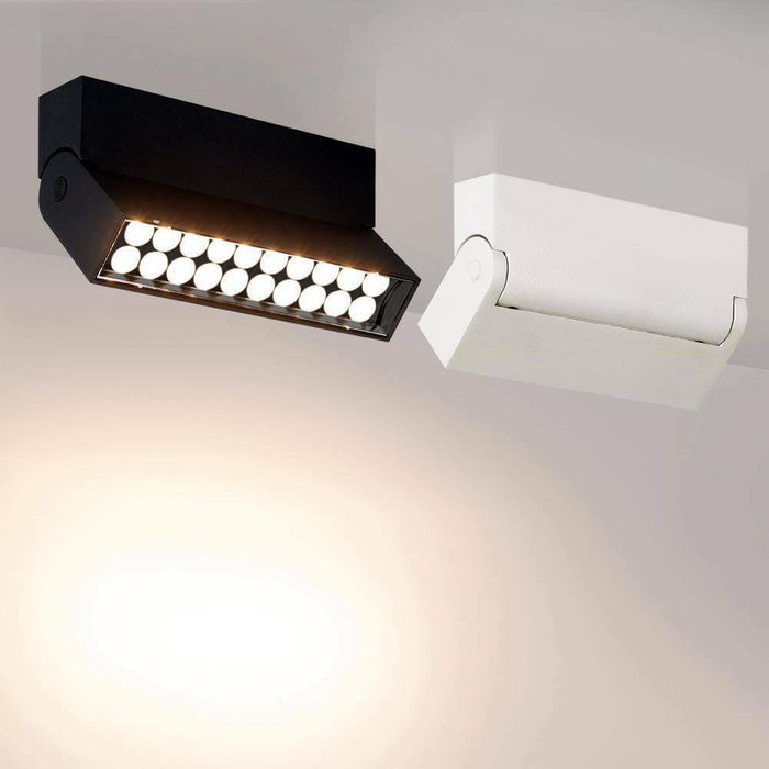 Накладной светильник SP-LOFT-SURFACE 025656 (металл, цвет черный) - купить Потолочные светильники по цене 6284.0