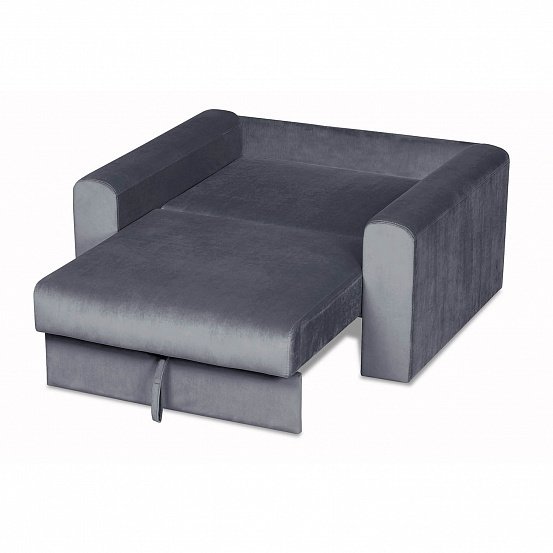 Кресло-кровать Мэдисон Лувр серого цвета - купить Интерьерные кресла по цене 22990.0