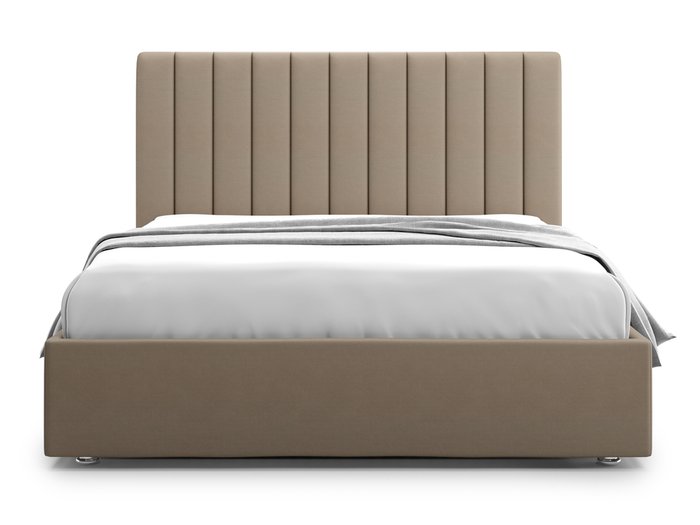 Кровать Premium Mellisa 180х200 коричневого цвета с подъемным механизмом - купить Кровати для спальни по цене 67100.0