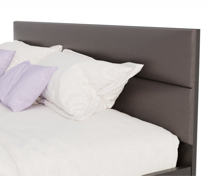 Кровать Виктория 140х200 цвета венге с матрасом и ящиками - купить Кровати для спальни по цене 26400.0