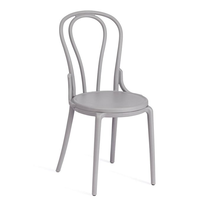 Набор из четырех стульев Thonet серого цвета - купить Обеденные стулья по цене 12960.0