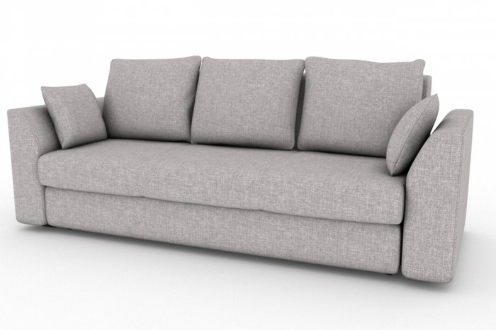 Прямой диван-кровать Belfest серого цвета
