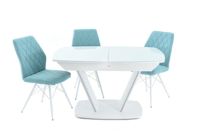 Стол раскладной Дрезден белого цвета - лучшие Обеденные столы в INMYROOM