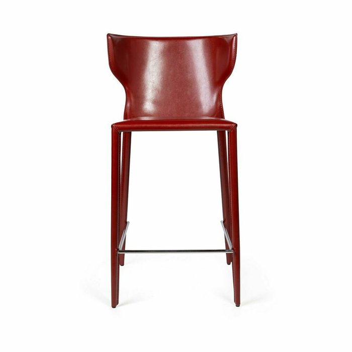 Стул полубарный Austin красного цвета - купить Барные стулья по цене 29900.0