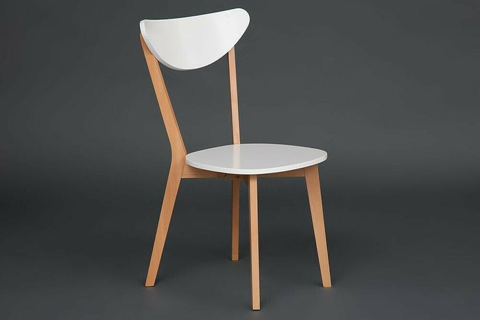 Обеденный стул Maxi белого цвета - лучшие Обеденные стулья в INMYROOM