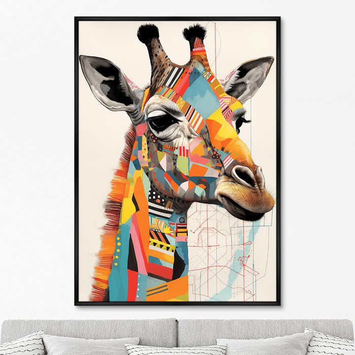 Репродукция картины Giraffes, No 1, 2024г. - купить Картины по цене 24999.0
