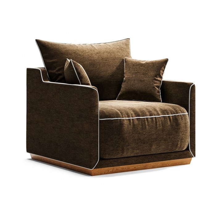 Кресло Soho коричневого цвета