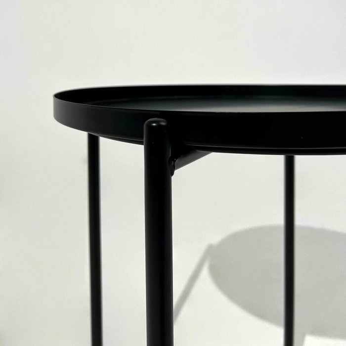 Сервировочный стол Trick черного цвета - лучшие Сервировочные столики в INMYROOM