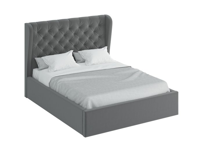 Кровать Jazz Lift серого цвета 180х200
