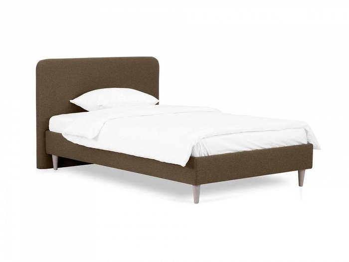 Кровать Prince Philip L 120х200 серо-коричневого цвета 