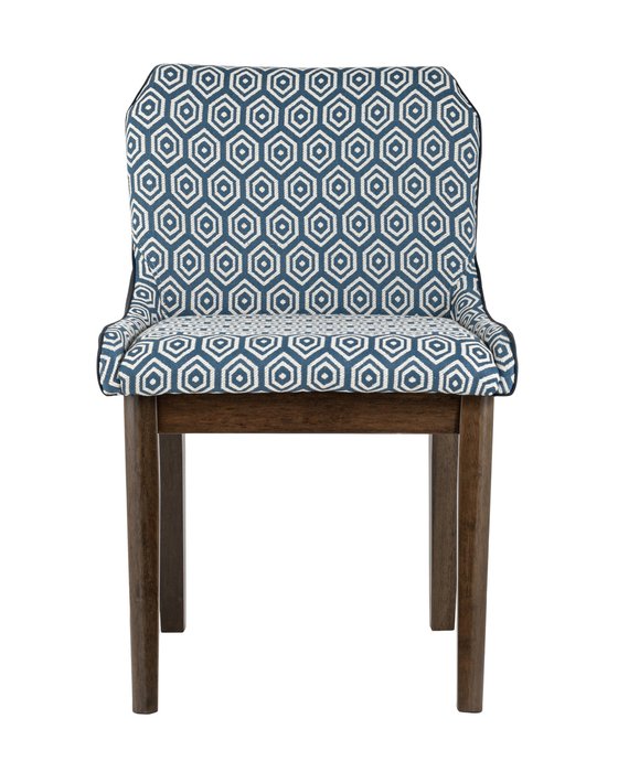 Стул Nymeria бело-синего цвета - купить Обеденные стулья по цене 17382.0