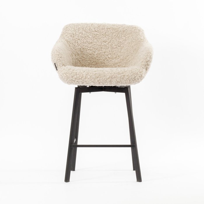 Полубарный стул Авиано бежевого цвета - купить Барные стулья по цене 18500.0