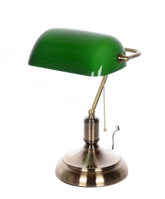 Настольная лампа Banker с зеленым плафоном - лучшие Рабочие лампы в INMYROOM