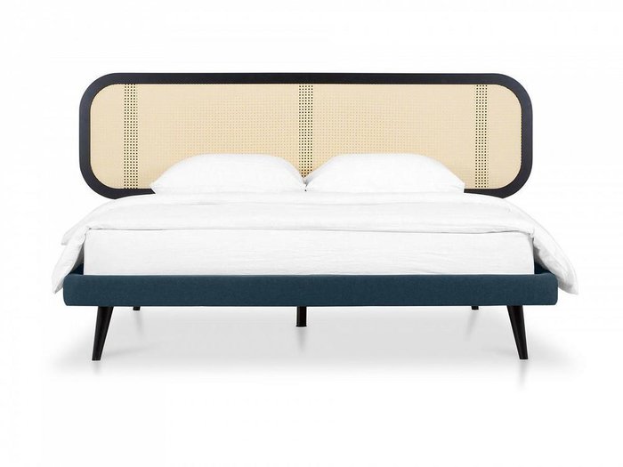 Кровать Male 160х200 с основанием темно-синего цвета - купить Кровати для спальни по цене 109700.0