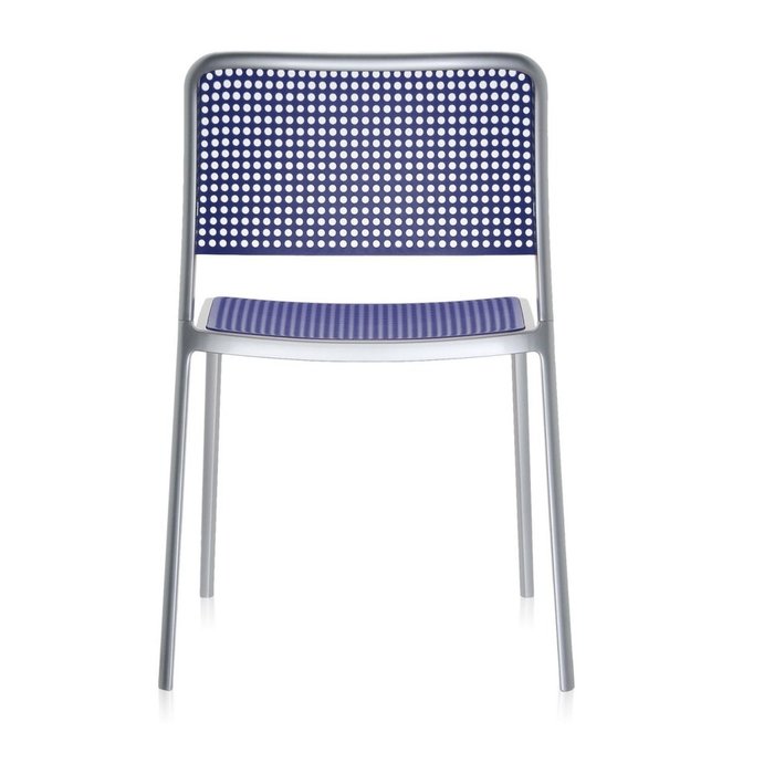 Стул Audrey темно-синего цвета - лучшие Обеденные стулья в INMYROOM