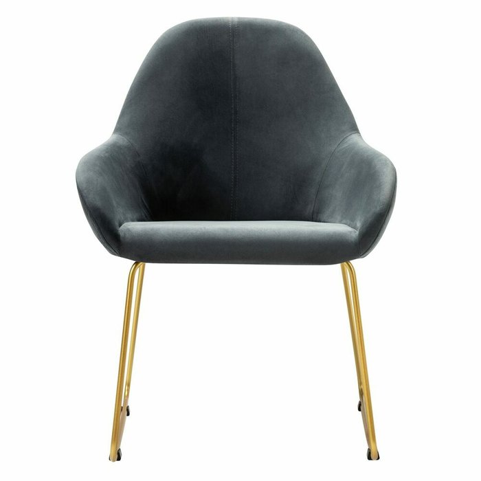 Стул-кресло Kent Diag серого цвета - купить Обеденные стулья по цене 12090.0