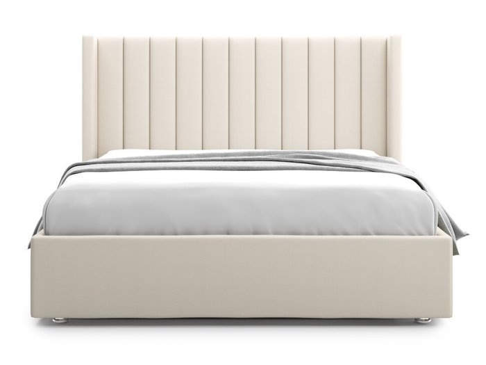 Кровать Premium Mellisa 2 160х200 молочного цвета с подъемным механизмом - купить Кровати для спальни по цене 61000.0