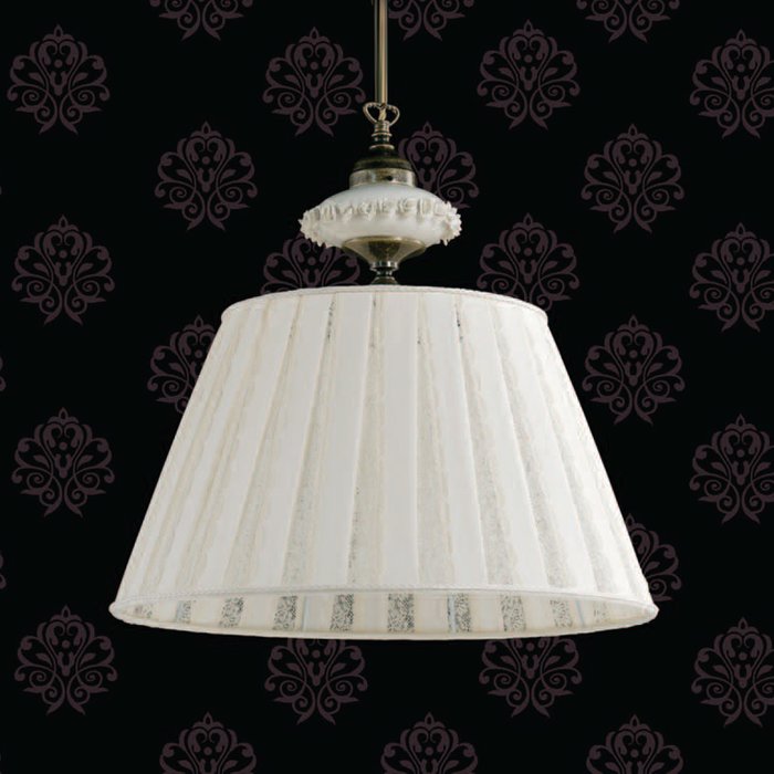 Подвесной светильник Jago Porcellana с абажуром цвета слоновой кости - купить Подвесные светильники по цене 30280.0