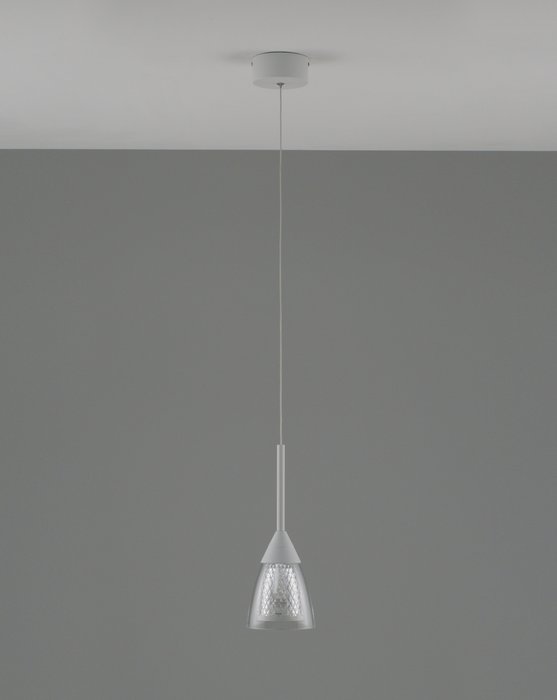 Подвесной светодиодный светильник Leina белого цвета - купить Подвесные светильники по цене 6590.0