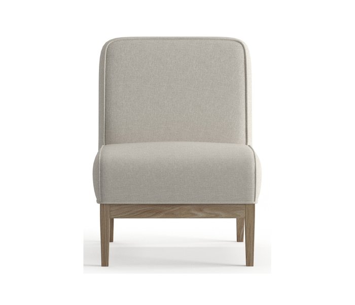 Кресло из рогожки Арагорн бежевого цвета - купить Интерьерные кресла по цене 16490.0