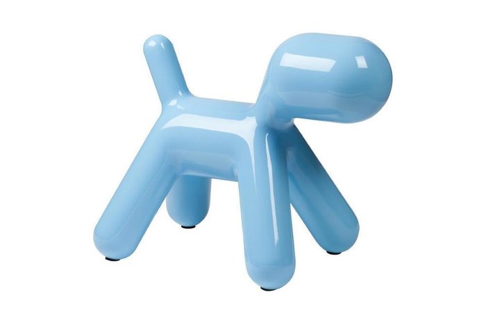 Детское кресло Puppy Chair Medium Blue - лучшие Детские стулья в INMYROOM