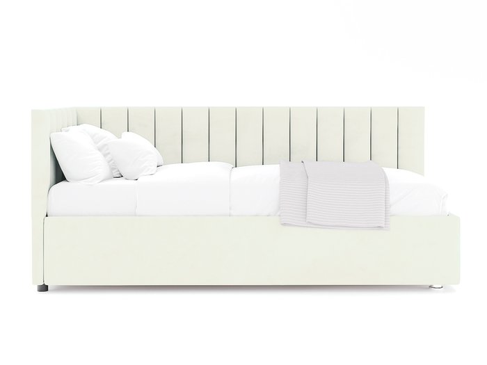 Кровать Negga Mellisa 90х200 белого цвета с подъемным механизмом левая - купить Кровати для спальни по цене 49200.0