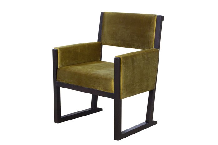 Полукресло Tabernas темно-оливкового цвета - купить Интерьерные кресла по цене 28390.0