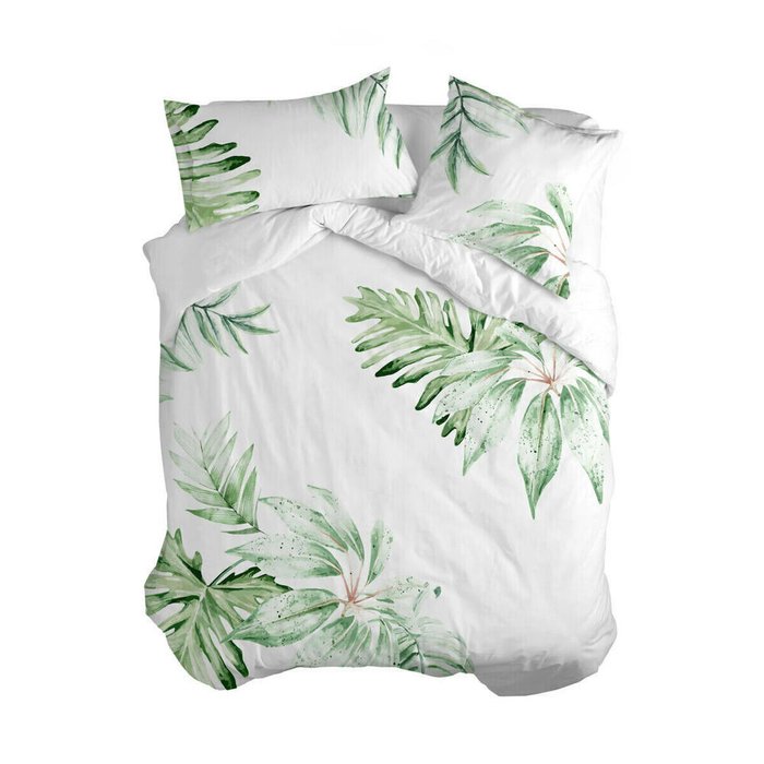 Пододеяльник Delicate 140х200 белого цвета с рисунком Пододеяльник Delicate 140х200 белого цвета с рисунком