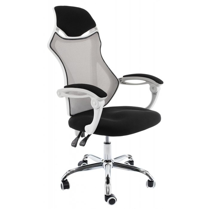 Компьютерное кресло Armor бело-черного цвета
