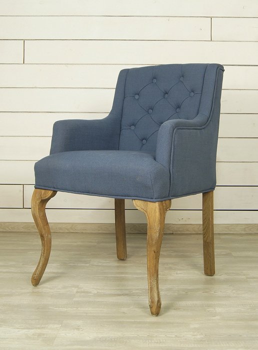 Синий стул для гостиной (Классицизм) - купить Обеденные стулья по цене 22950.0