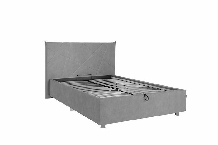 Кровать Бест 120х200 графитового цвета с подъемным механизмом - лучшие Кровати для спальни в INMYROOM