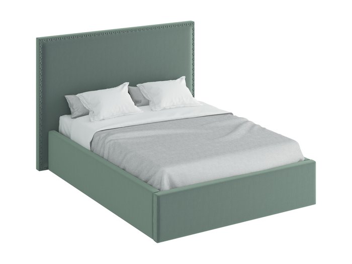 Кровать Blues Lift серо-зеленого цвета 160х200