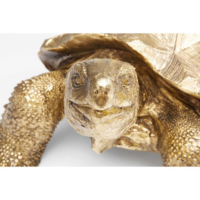 Статуэтка Turtle золотого цвета - лучшие Фигуры и статуэтки в INMYROOM