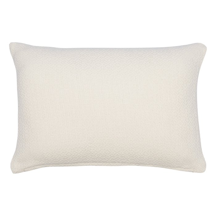 Подушка декоративная Geometry 30х45 бело-коричневого цвета - купить Декоративные подушки по цене 2190.0