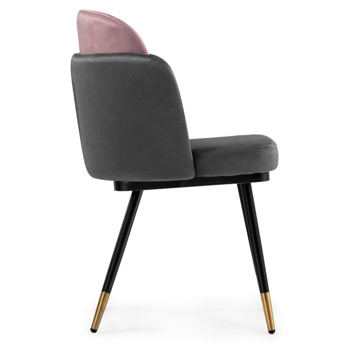 Стул Penelopa серо-розового цвета - лучшие Обеденные стулья в INMYROOM