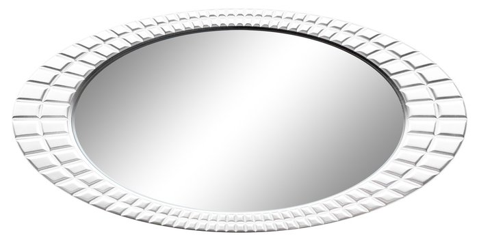Настенное зеркало Грид Белый глянец - купить Настенные зеркала по цене 14000.0