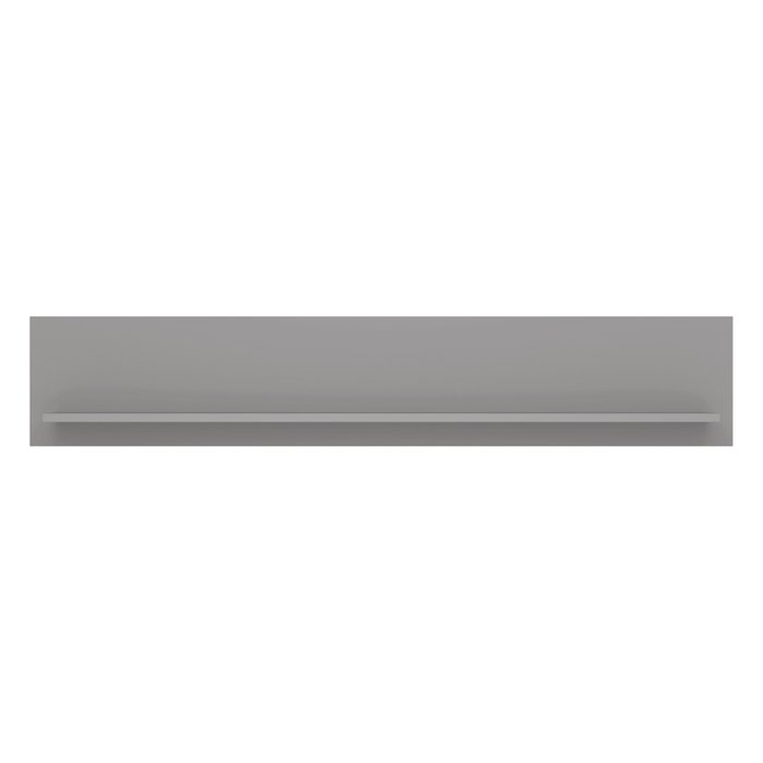 Полка навесная Капри 2 серого цвета - купить Полки по цене 2840.0
