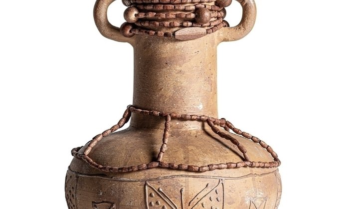 Ваза Adib 42 бежевого цвета - лучшие Вазы  в INMYROOM