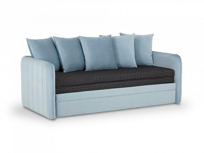 Диван Todi голубого цвета - купить Прямые диваны по цене 81180.0