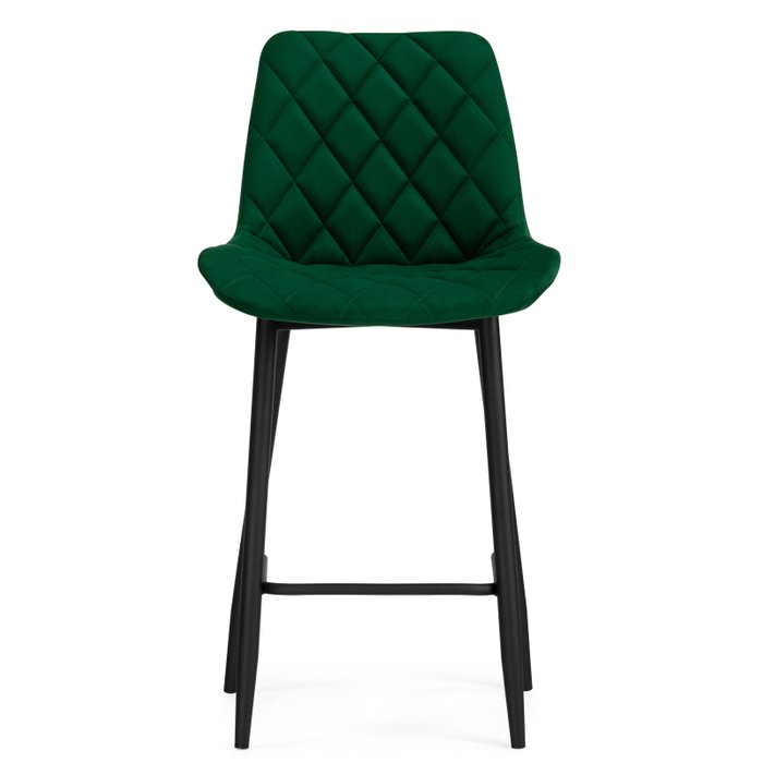Стул полубарный Баодин темно-зеленого цвета - купить Барные стулья по цене 6550.0