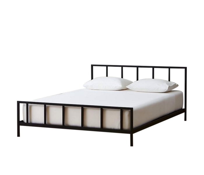 Кровать Денвер 160х200 черного цвета - купить Кровати для спальни по цене 26990.0