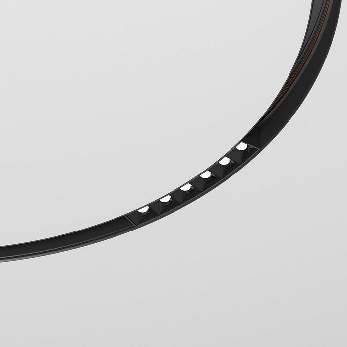 Трековый светильник для радиусного шинопровода 6W 4200K Intenso (чёрный) (800мм) 85183/01 Slim Magnetic