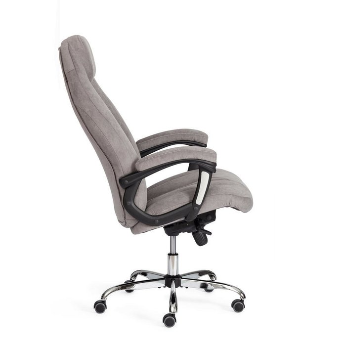 Офисное кресло Boss lux серого цвета - лучшие Офисные кресла в INMYROOM