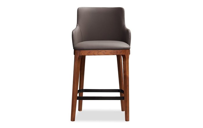 Стул барный Arnold серо-коричневого цвета - лучшие Барные стулья в INMYROOM