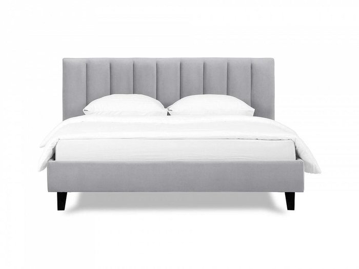 Кровать Queen II Sofia L 160х200 серого цвета  - купить Кровати для спальни по цене 63720.0